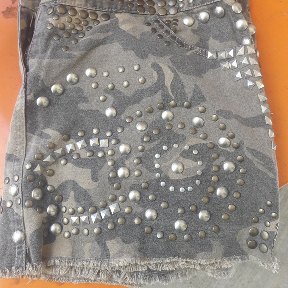 Miss Me Dresses & Skirts - Camouflage Studded with gromets and studs